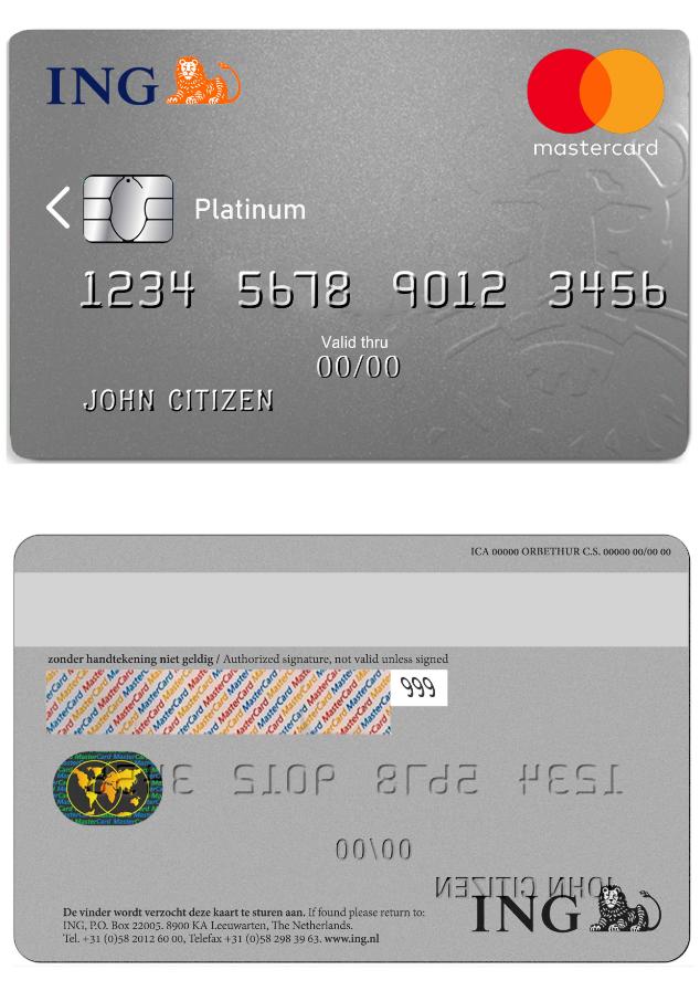 Netherlands ING MasterCard